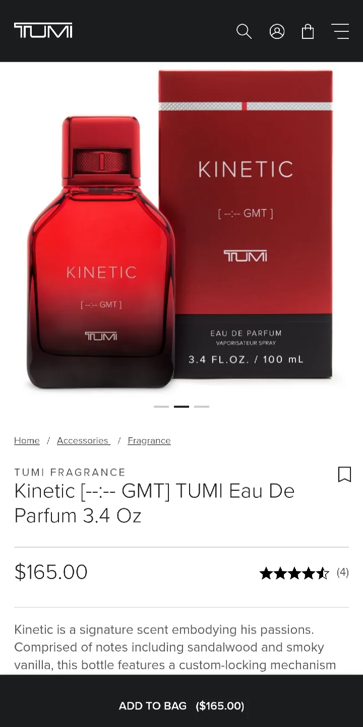 TUMI Kinetic( 200ml ) EDP Perfume image indicator(6)