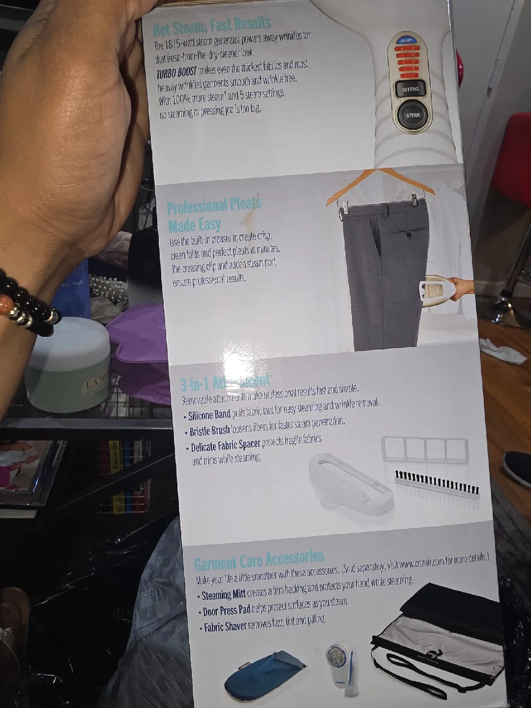 Conair Turbo ExtremeSteam Steam & Press image indicator(2)