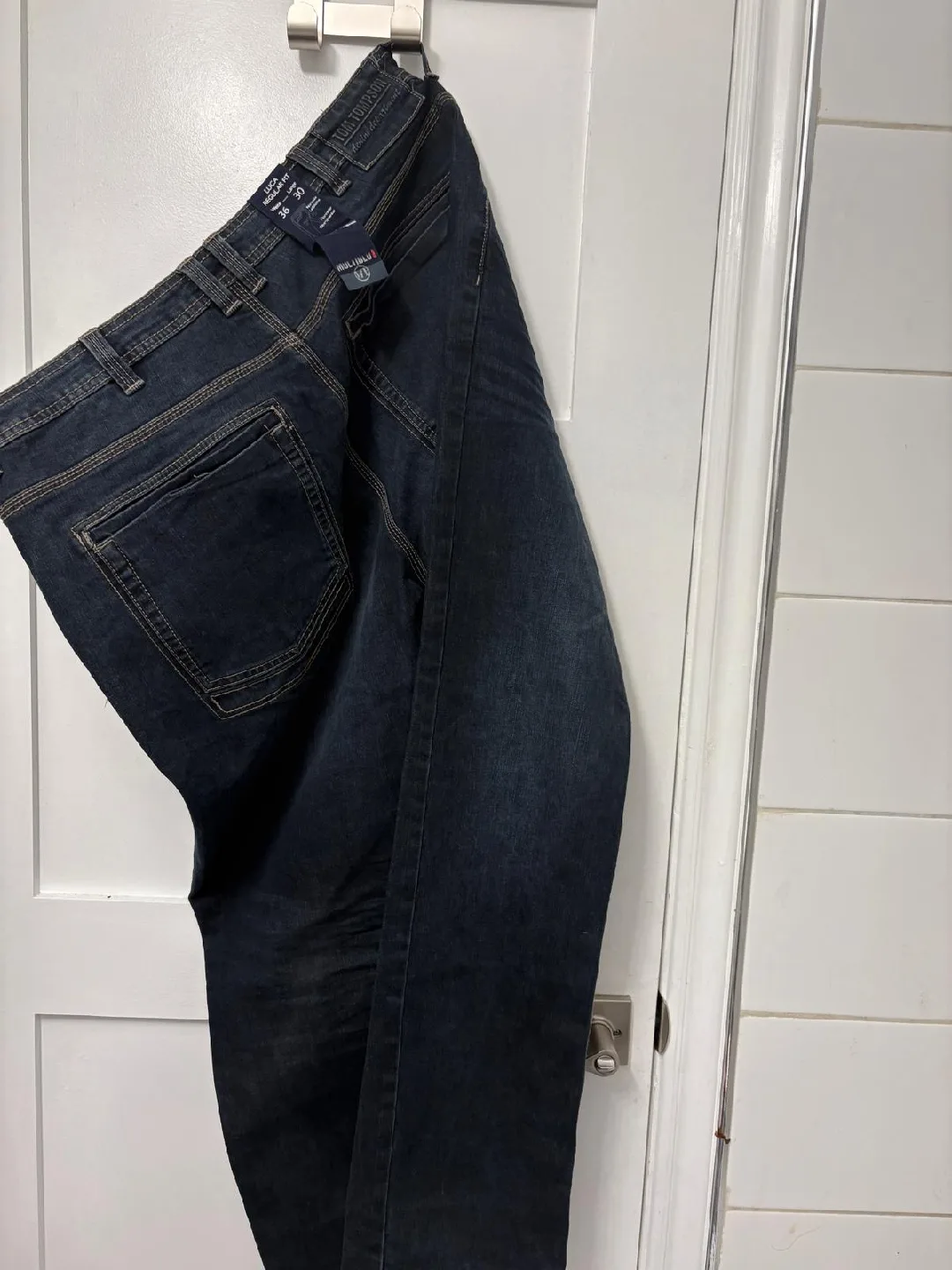 Tom Thompson Dark Wash Jeans W36 L30 image indicator(4)