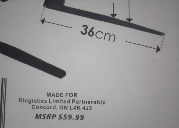 TV Stand: fits 37"- 70" [ NEW ] image indicator(3)