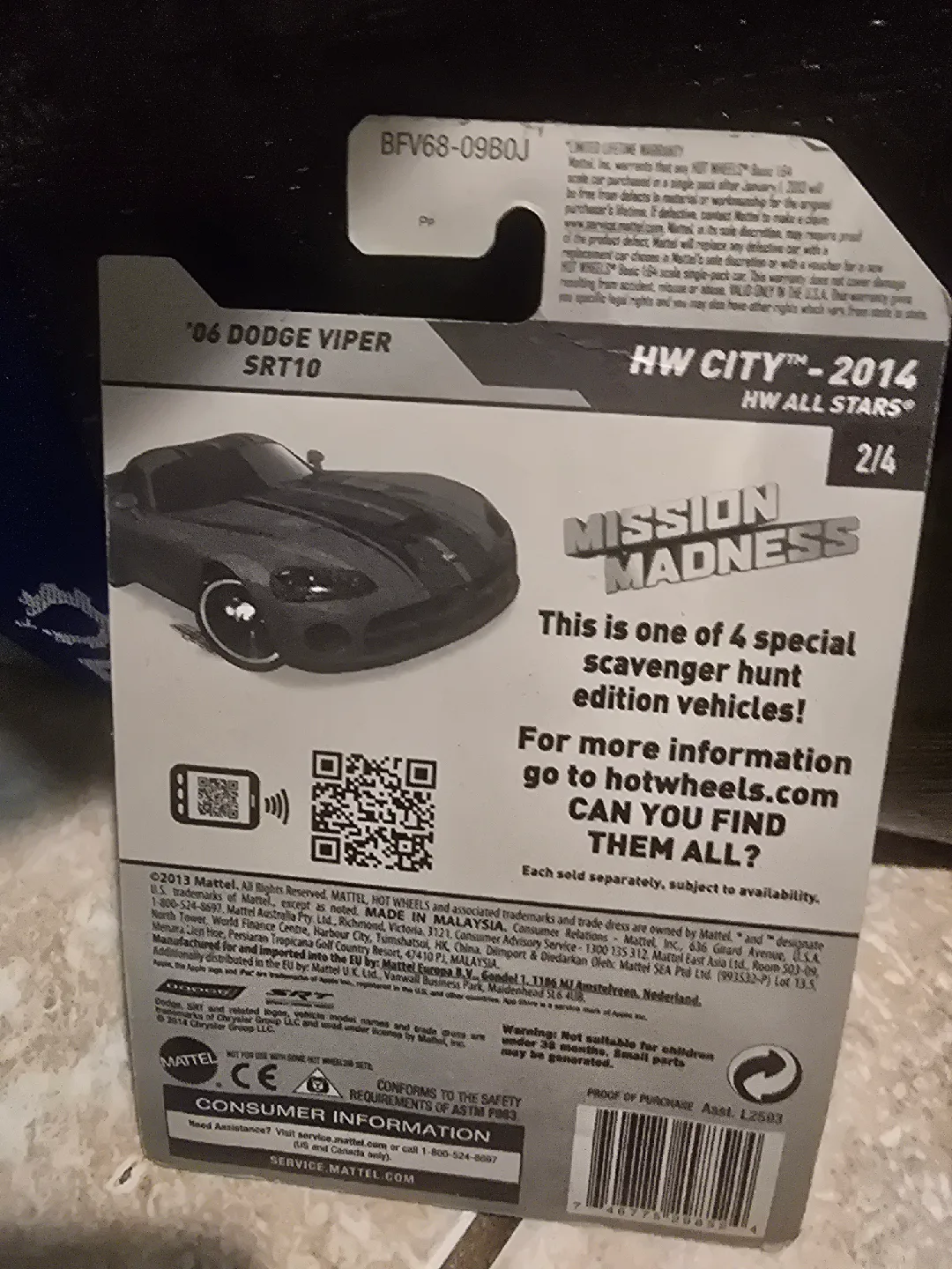 Hot Wheels '06 Dodge Viper SRT10 image indicator(2)