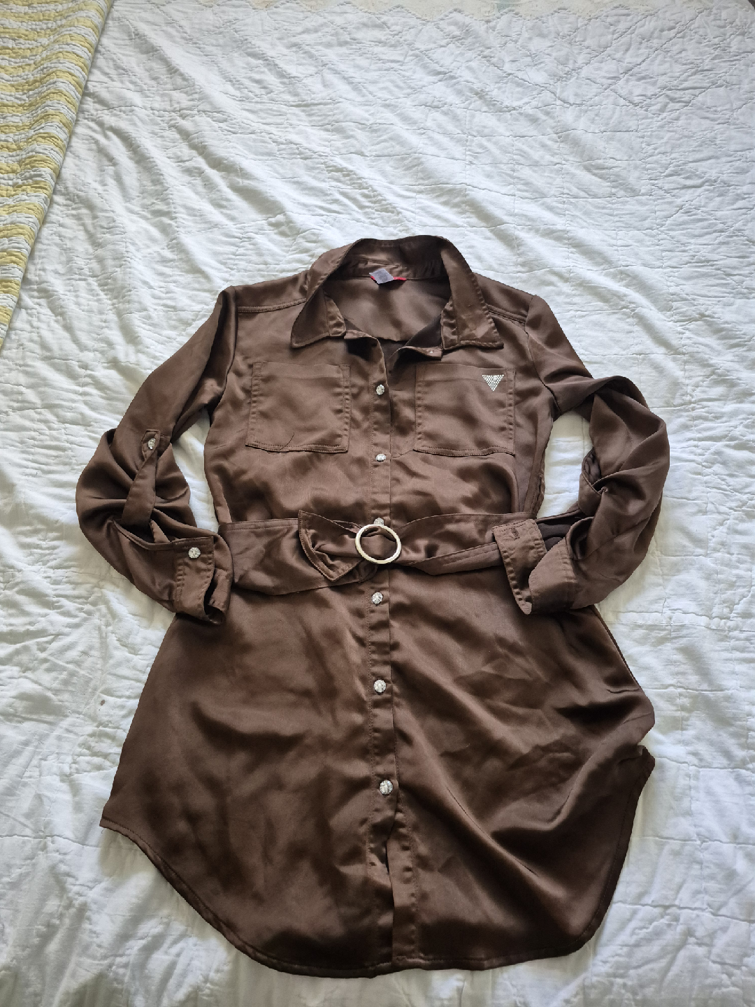 Guess Brown Dress - Size 14 kids
