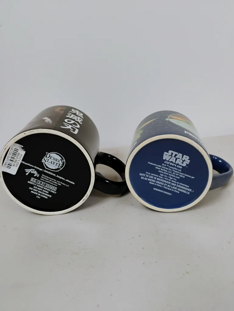 Demon Slayer & Star Wars Baby Yoda Mugs image indicator(4)