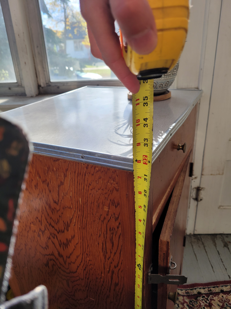 Vintage Wooden Side Table Cabinet - photo 5