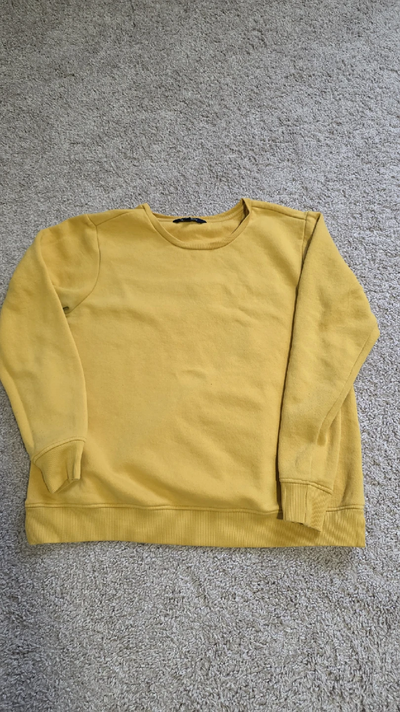 Allen Solly Mustard Yellow Sweatshirt - Size M