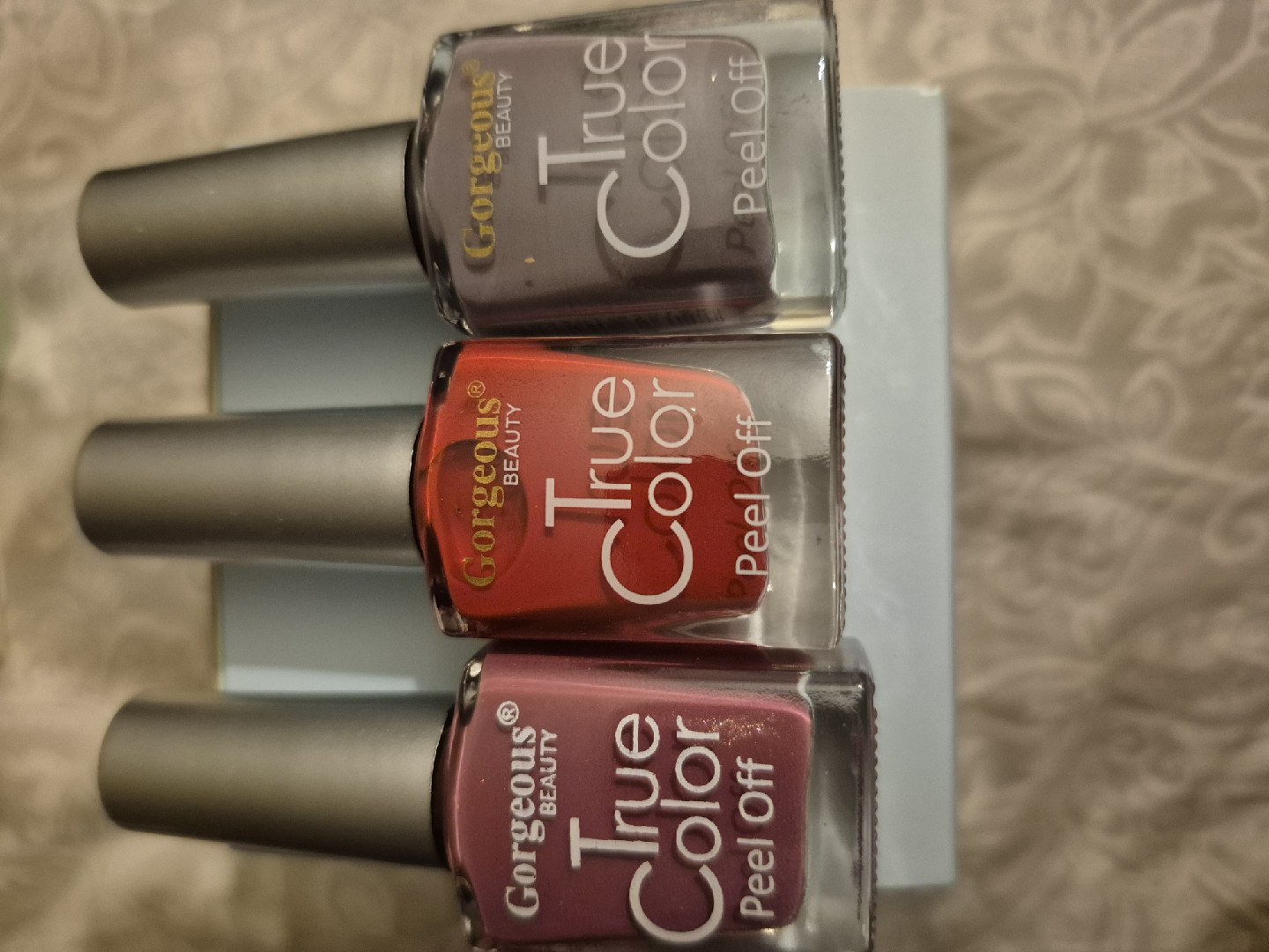 Gorgeous Beauty True Color Peel Off Nail Polish Set