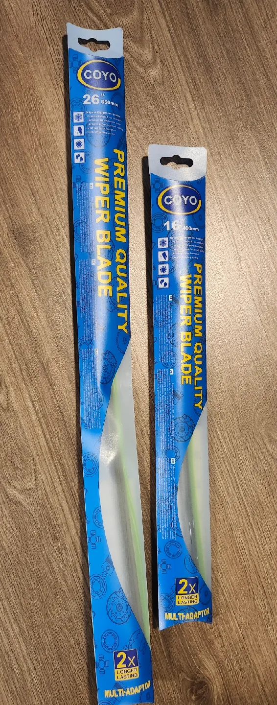 COYO Premium Quality Wiper Blades - 26" & 16" thumbnail
