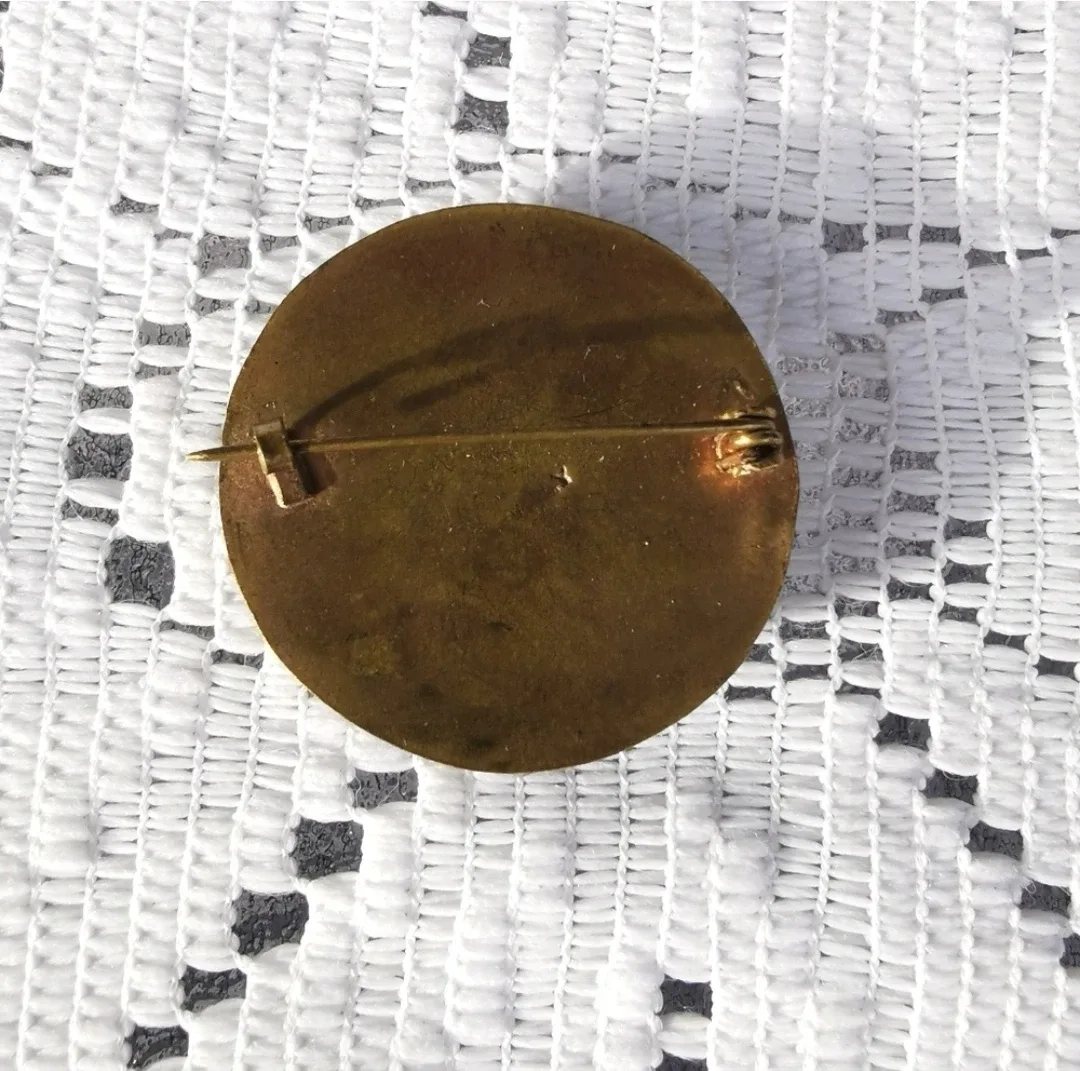Vintage Micromosaic Pin Brooch image indicator(3)