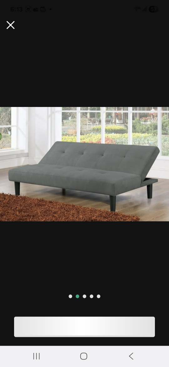 Gray Futon Sofa Bed