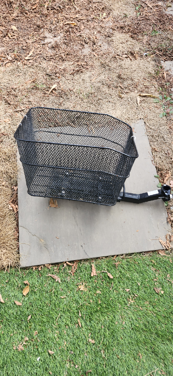 Raleigh Bike Basket with Rack - Black. price firm