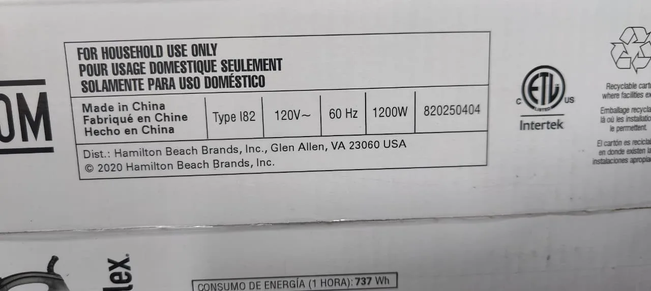 Proctor Silex Iron with Adjustable Steam - Like New image indicator(4)