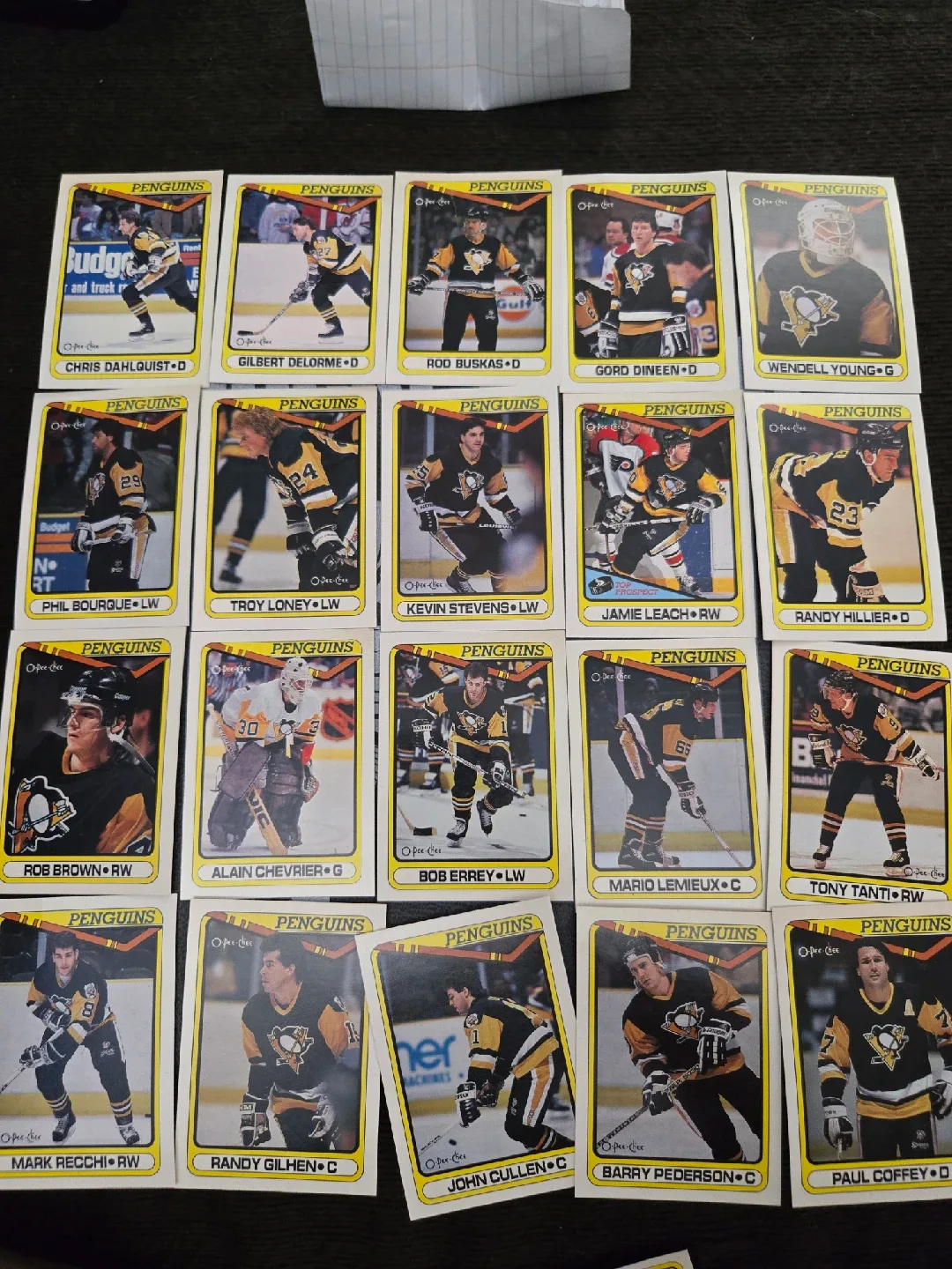 Vintage 1990-91 O-Pee-Chee Pittsburgh Penguins Hockey Cards thumbnail