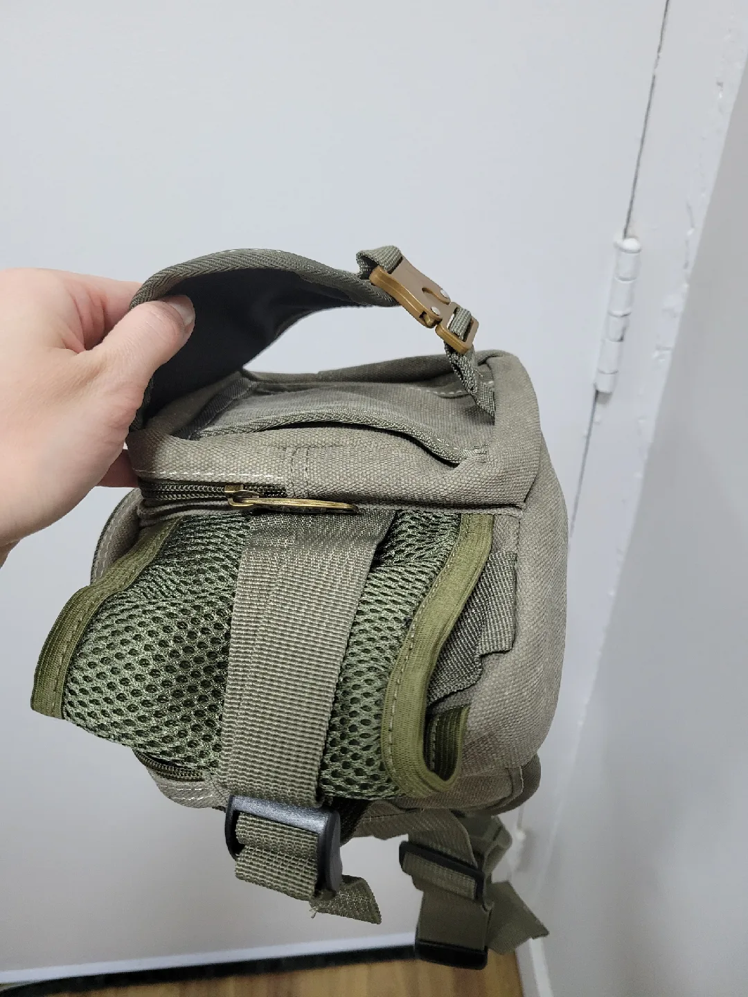 AAA Olive Green Canvas Funny Pack image indicator(8)