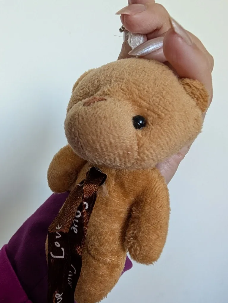 Brown Teddy Bear Keychain image indicator(2)