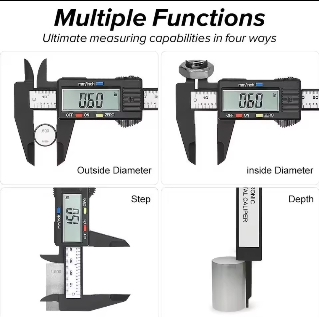 Caliper, Digital LED, Absoulte Precision, 150mm Measuring Range