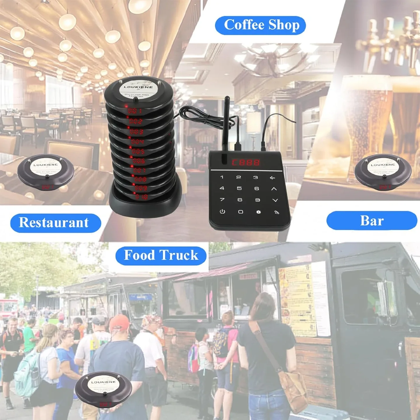 Restaurant Business Paging System BNIB image indicator(5)