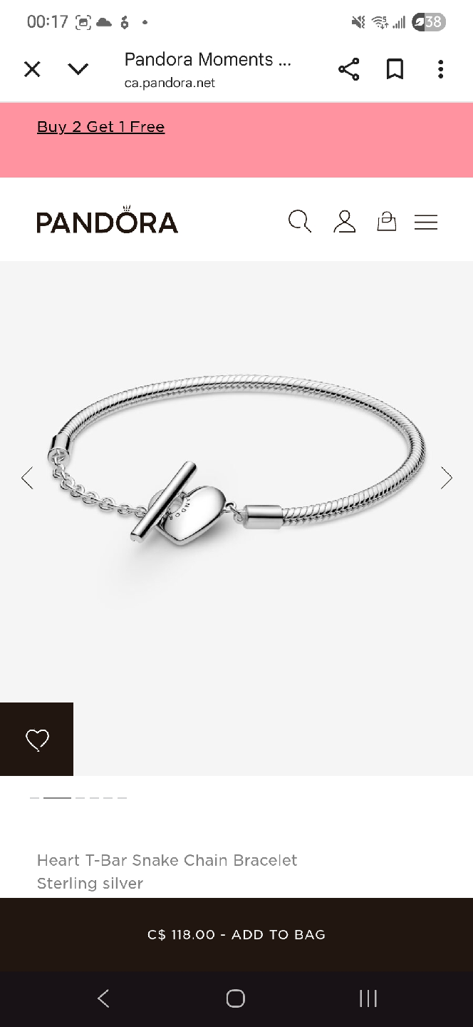 Pandora Chain Bracelet Sterling Silver - photo 5