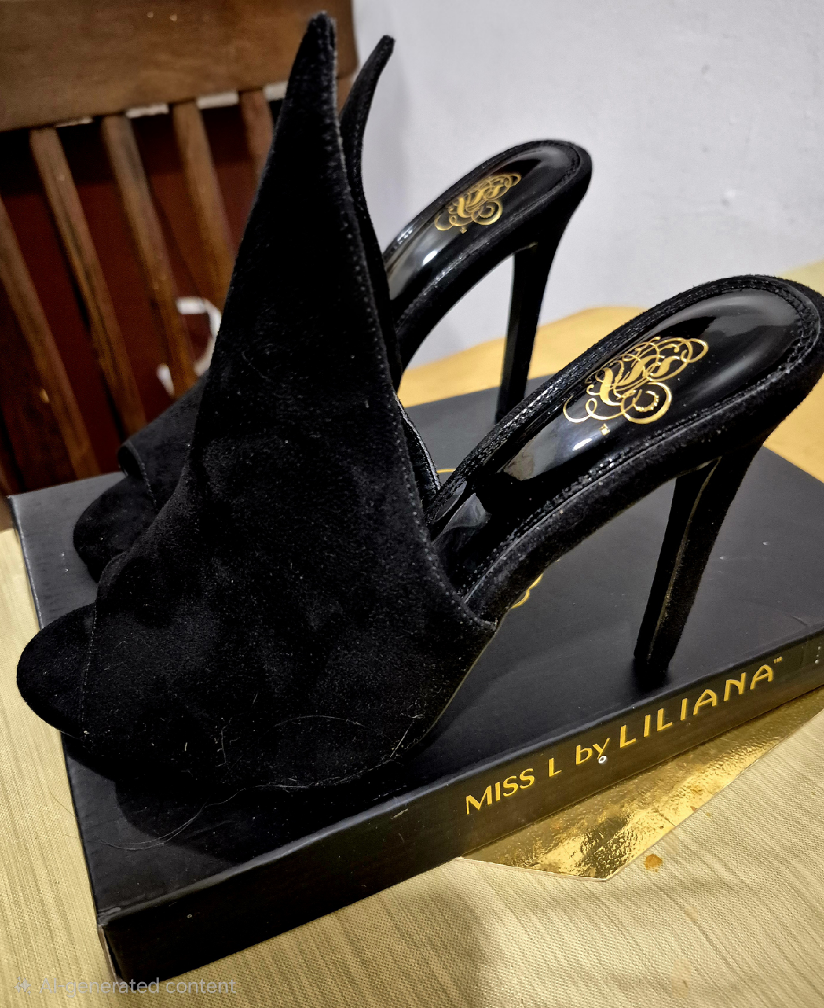 Miss L by Liliana Black Heels