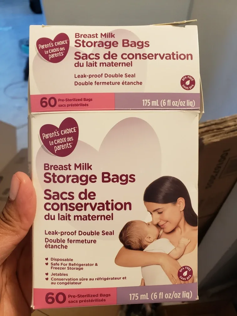 Parent's Choice Breast Milk Storage Bags - 60 Count thumbnail