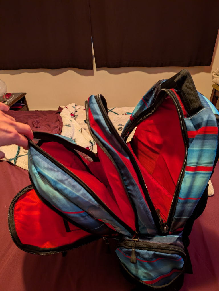 Roots Backpack - Blue/Red Striped - photo 2