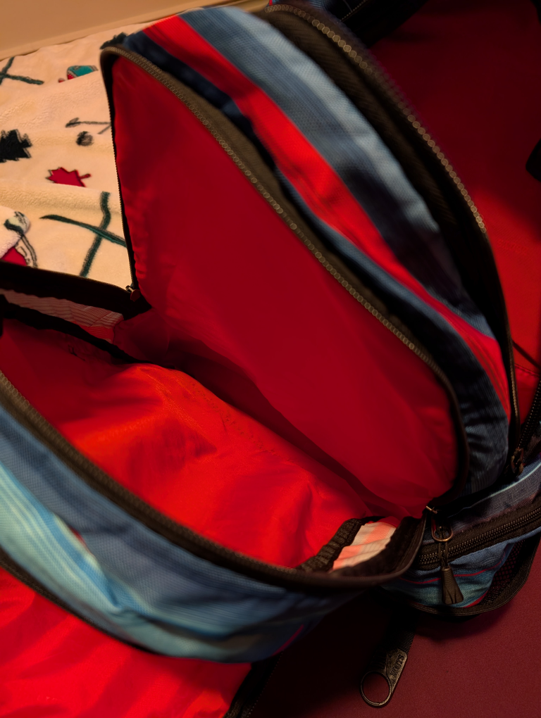 Roots Backpack - Blue/Red Striped - photo 4