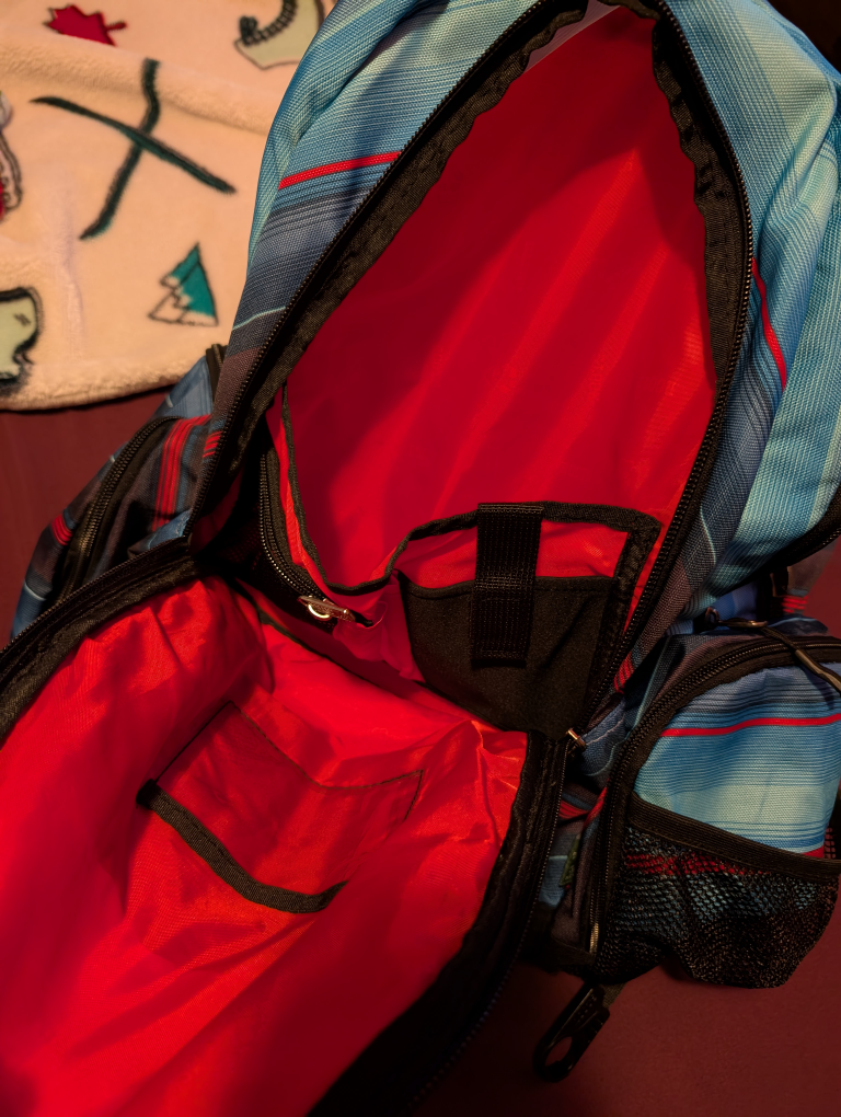 Roots Backpack - Blue/Red Striped - photo 5