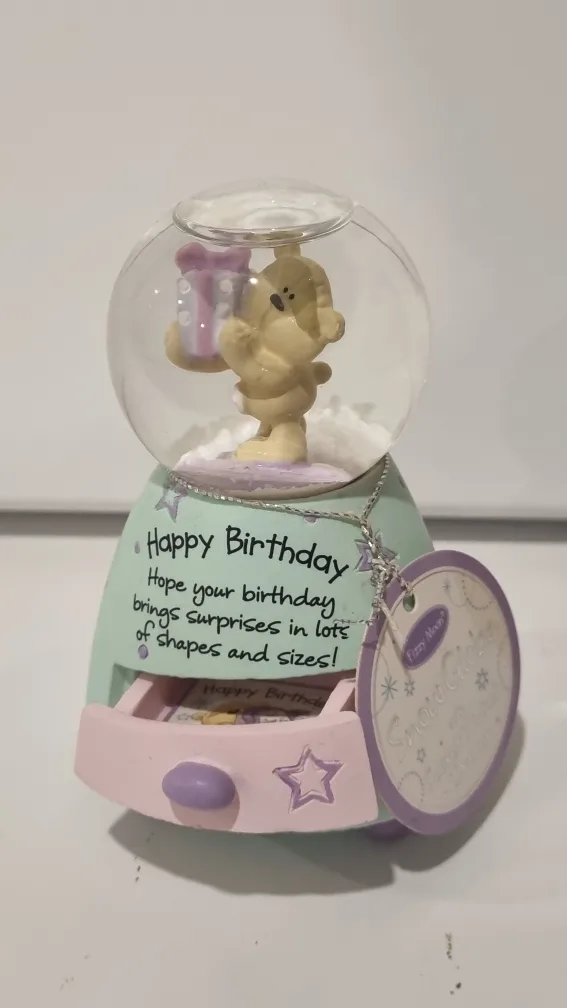 Happy Birthday Snow Globe image indicator(2)