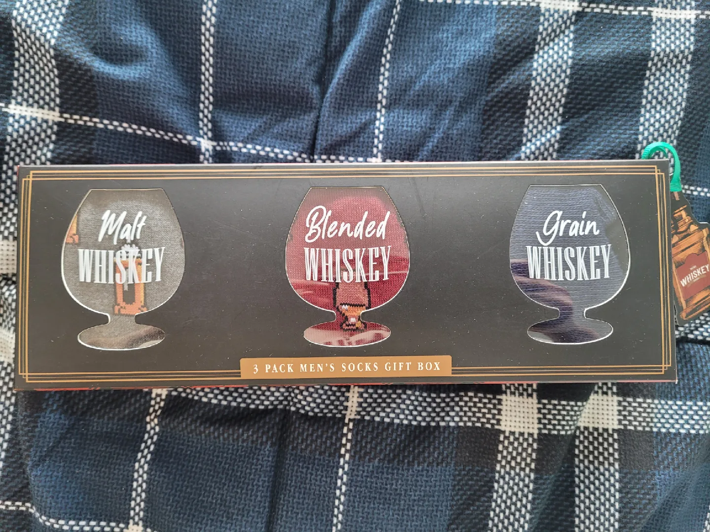 BN Whiskey Socks Gift Box - 3 Pack Men's Socks thumbnail