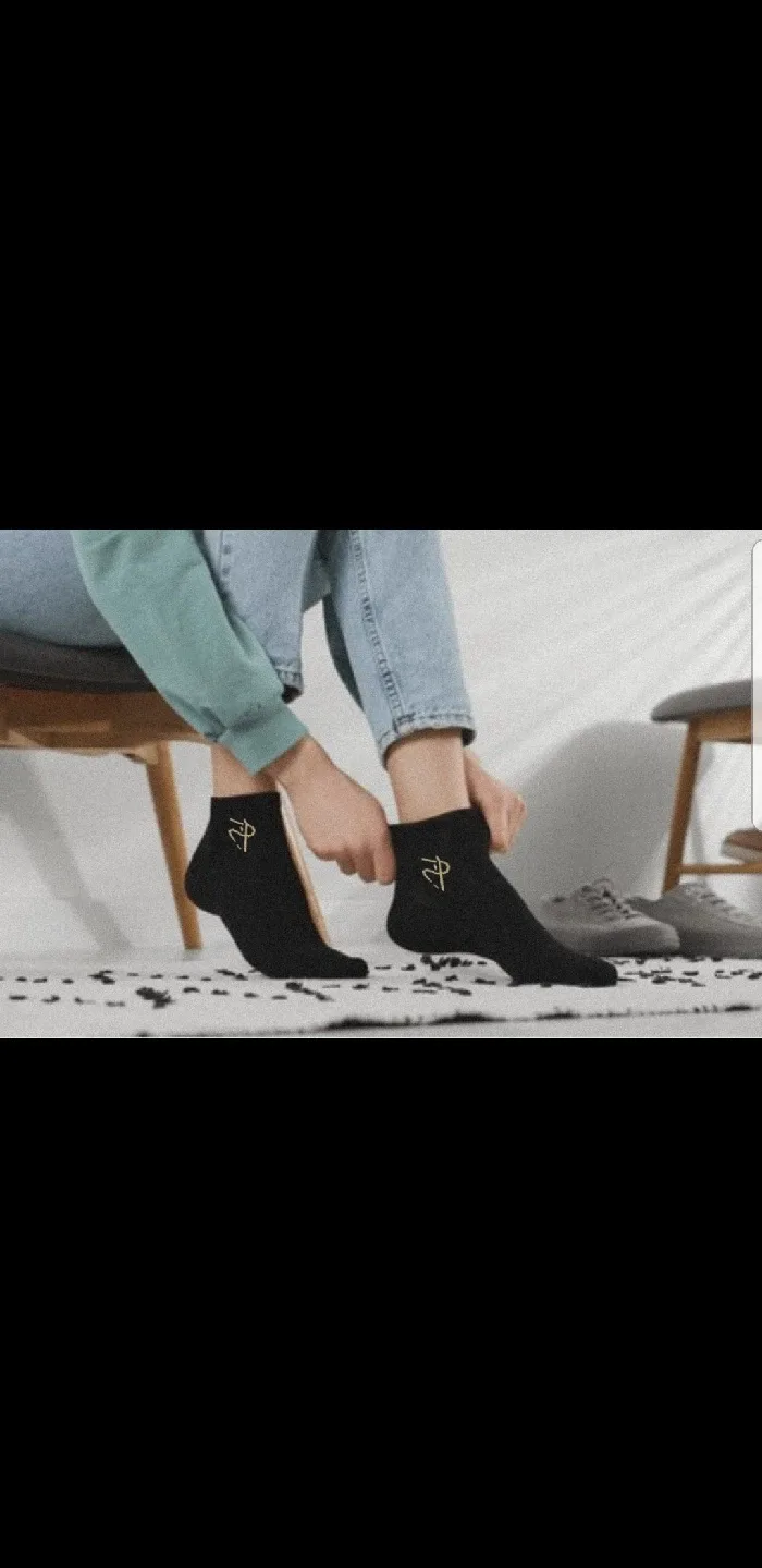 Nawazo Black Ankle Socks  3pairs thumbnail