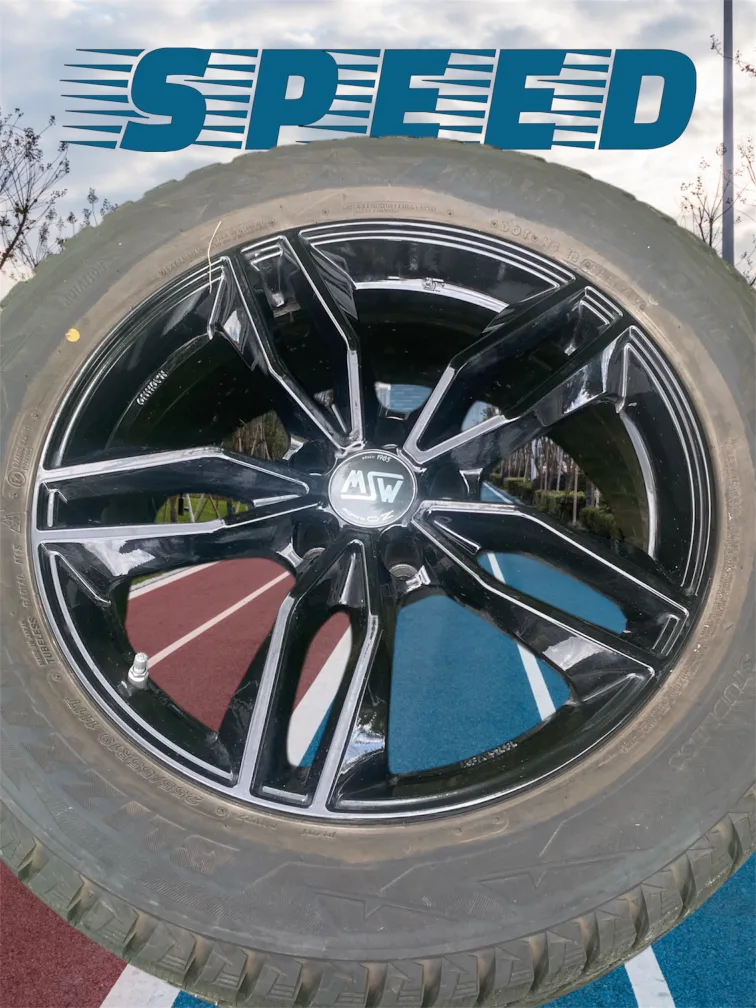 Set of 4 Black Alloy Wheels image indicator(4)