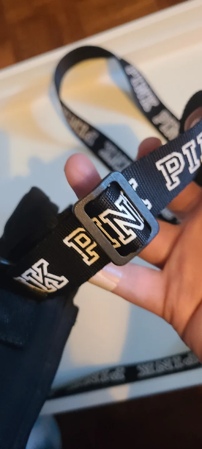 PINK Victoria's Secret Black Crossbody Bag image indicator(4)