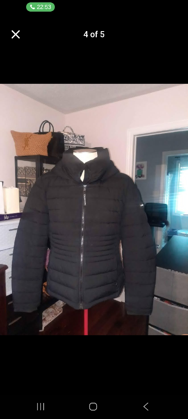 Calvin Klein Black Puffer Jacket