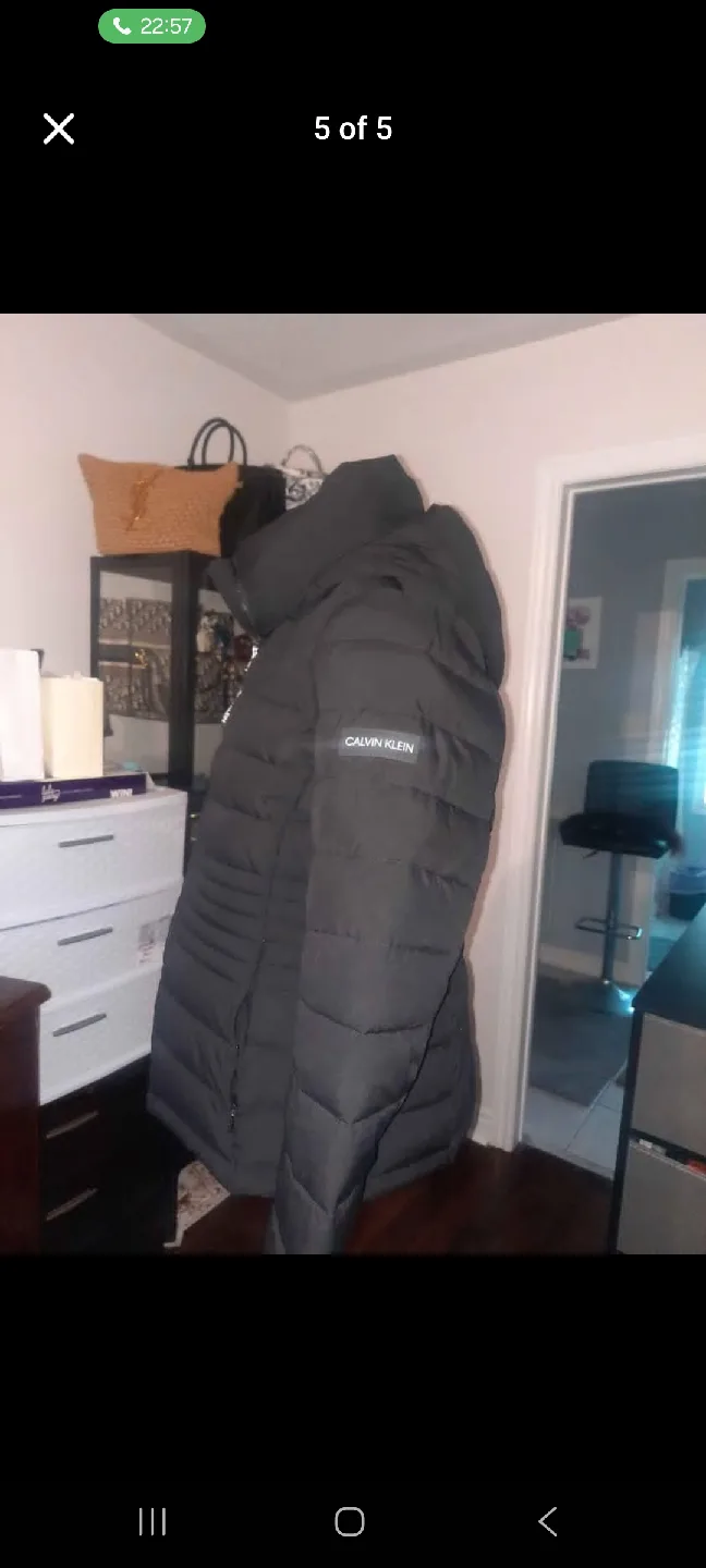 Calvin Klein Black Puffer Jacket image indicator(2)