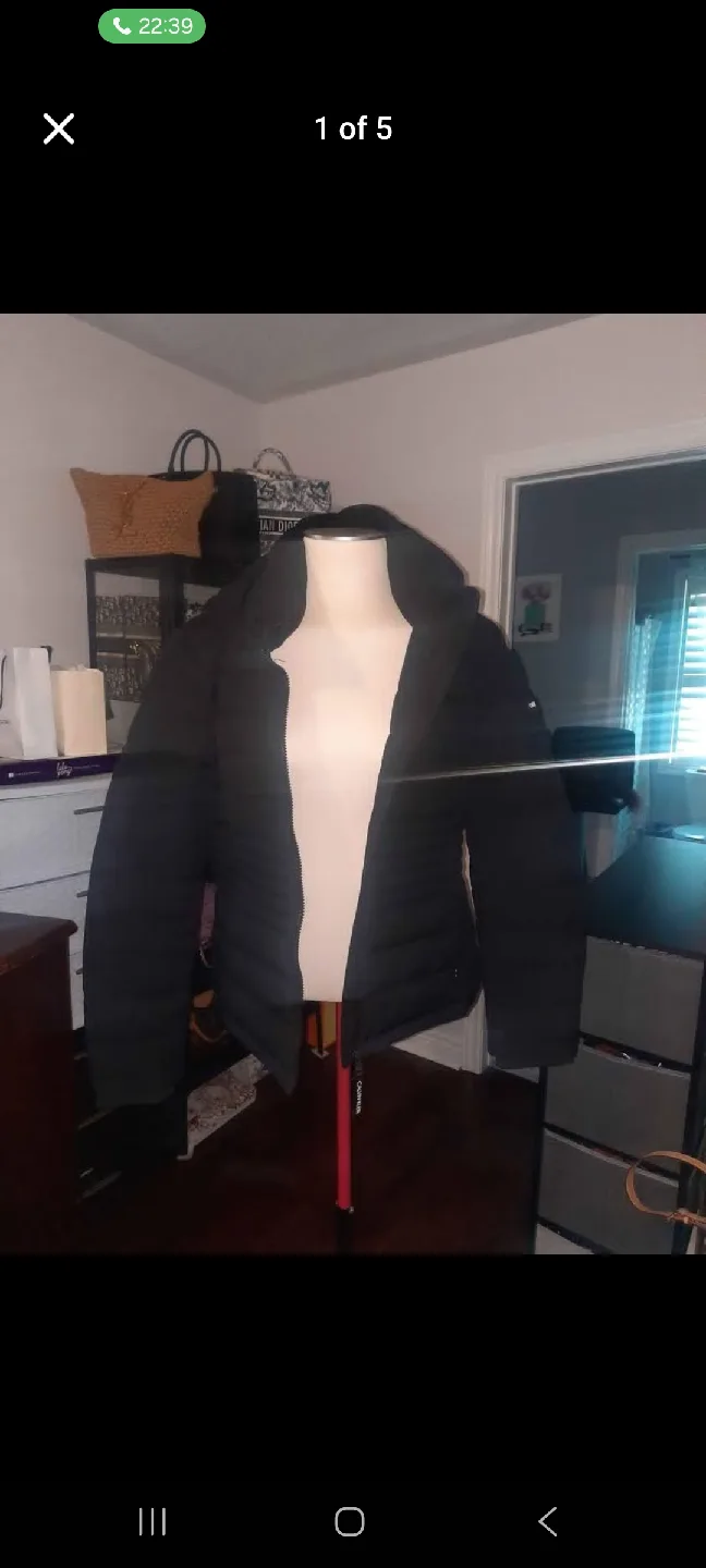 Calvin Klein Black Puffer Jacket image indicator(3)