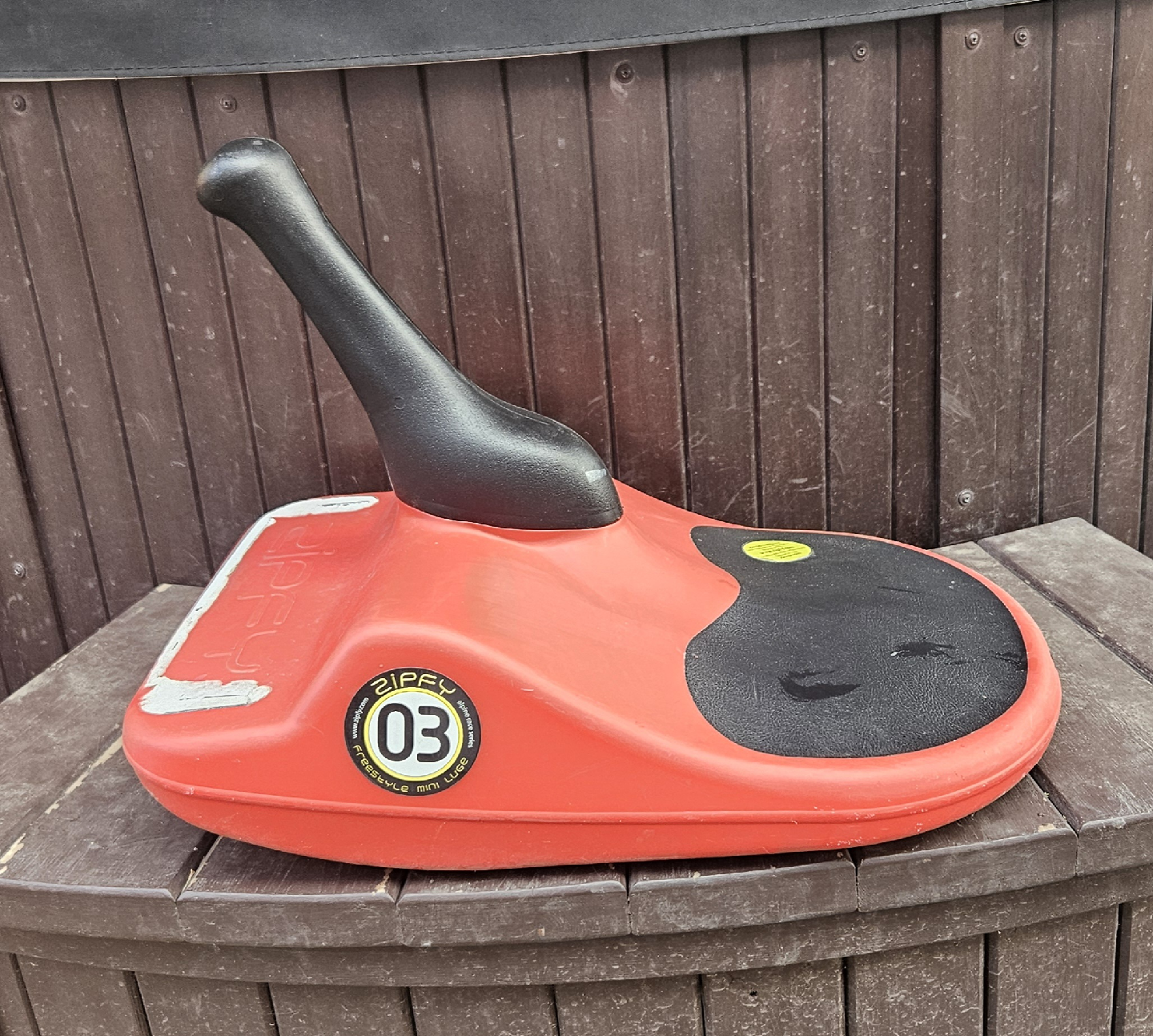 Zippy red Freestyle kids sled