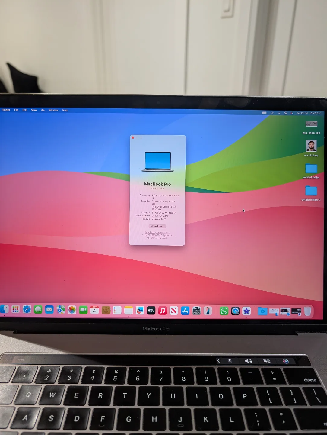 MacBook Pro 2019 15-inch Core i9 thumbnail