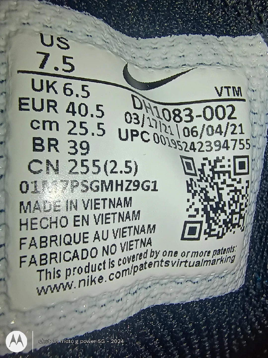 Nike Alpha Menace Pro 3 Football Cleats - US 7.5 image indicator(5)