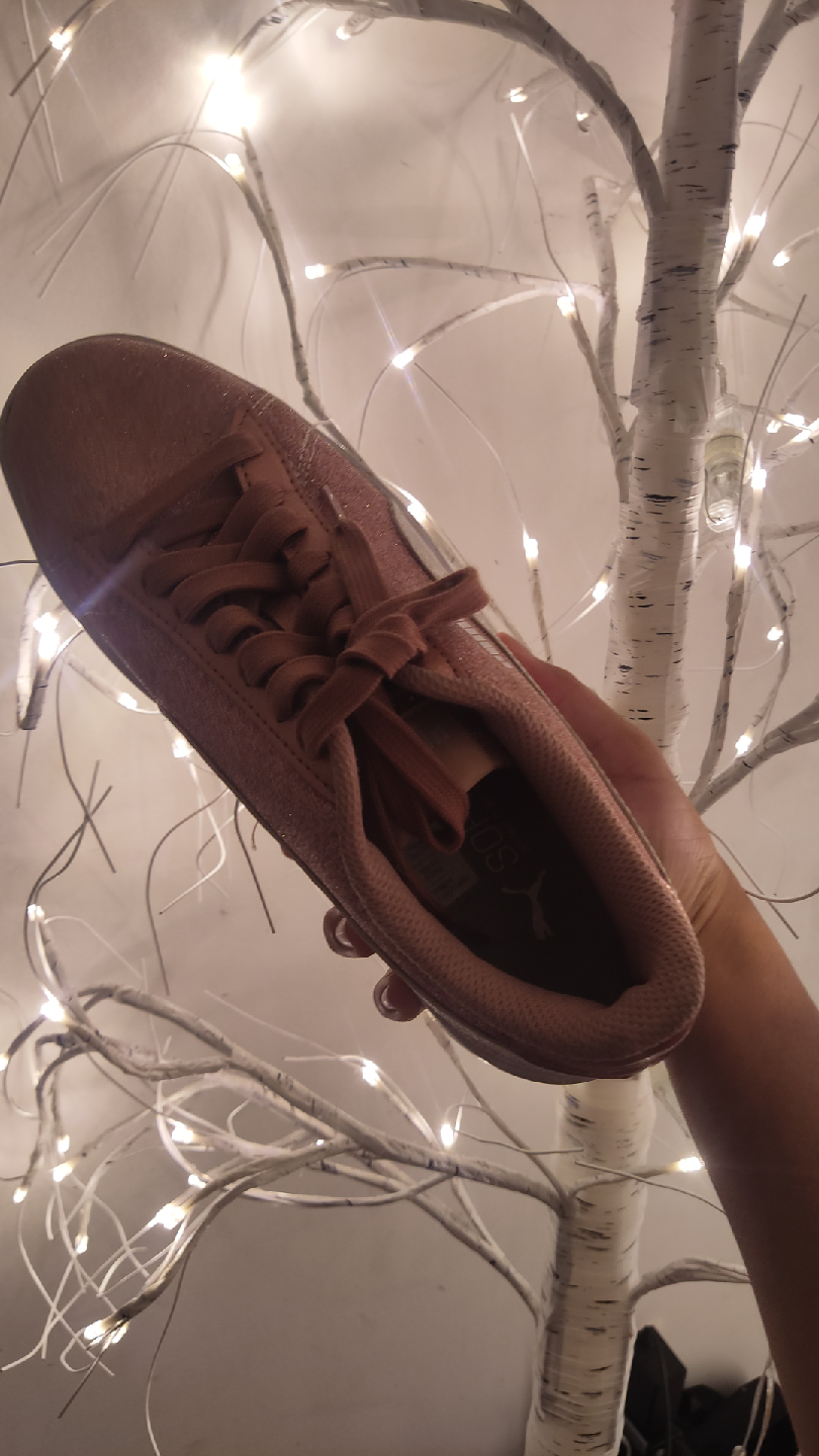 PUMA Rose Gold Glitter Sneakers⭐🩷 - size 4.5⭐ - photo 4