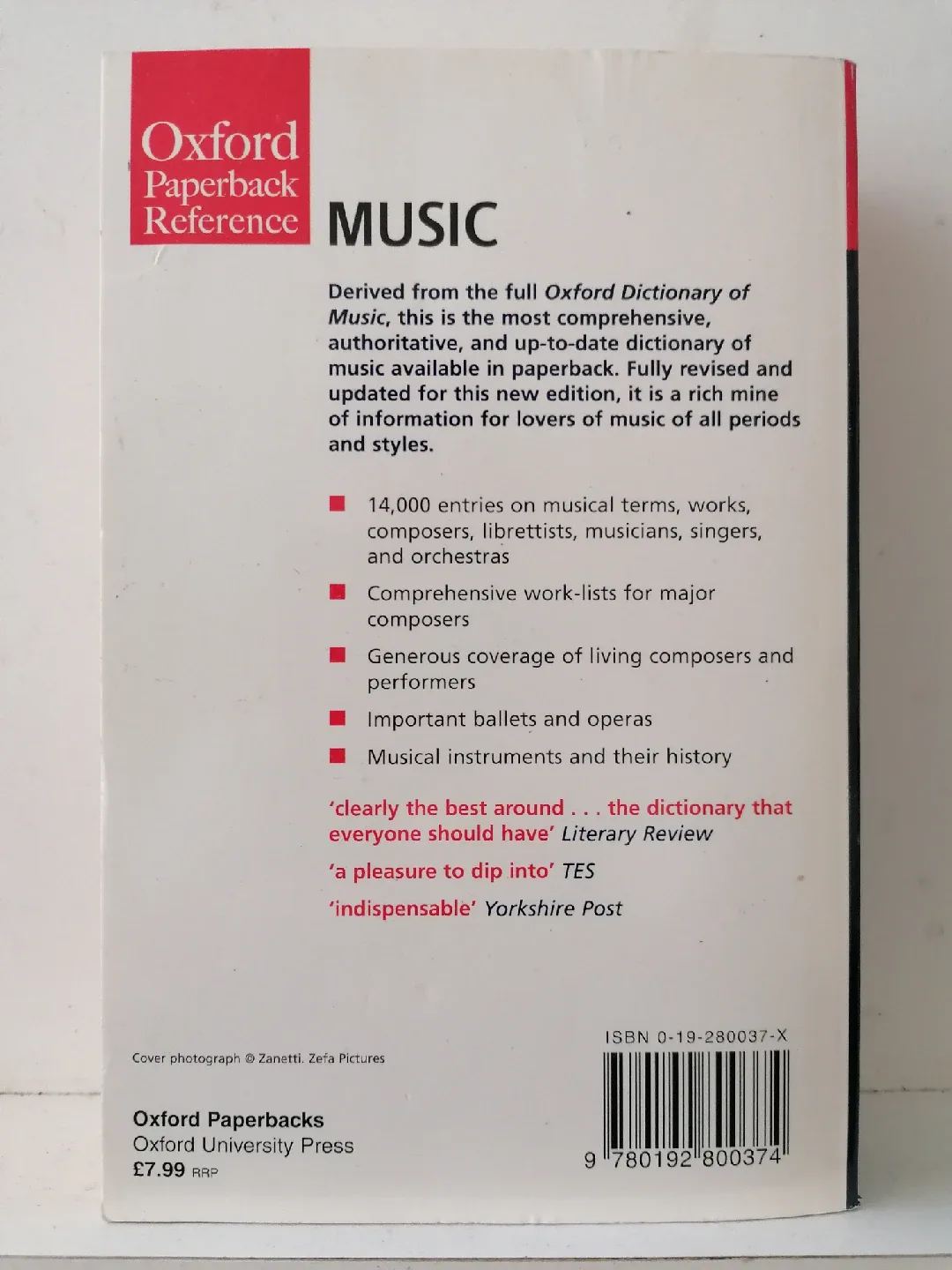 Oxford Concise Dictionary of Music by Michael Kennedy image indicator(2)