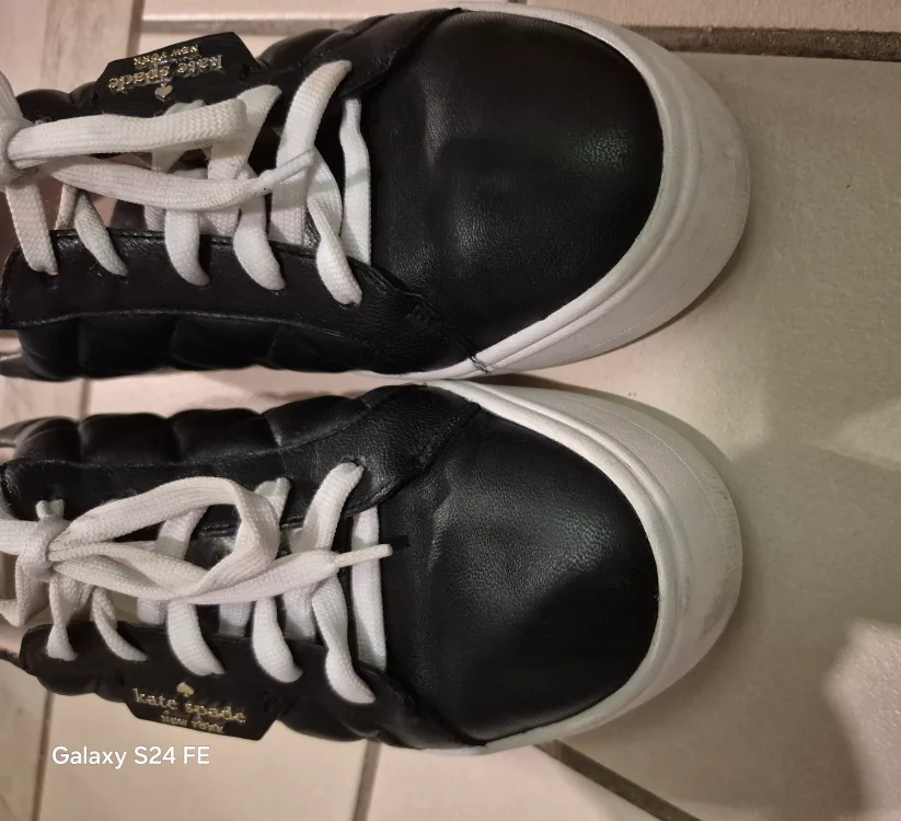 Kate Spade  Black  quilted  sneakers image indicator(6)