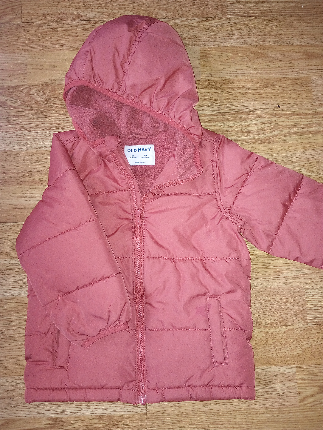 Old Navy Toddler Puffer Jacket, Size 5T - photo 3