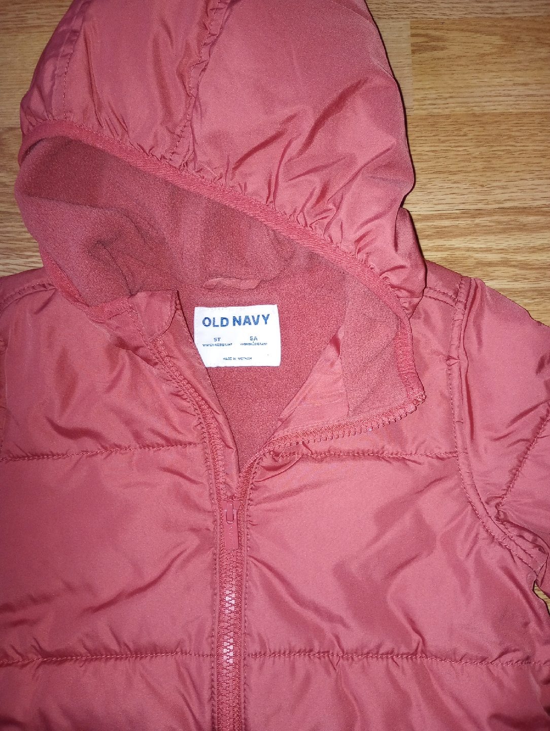Old Navy Toddler Puffer Jacket, Size 5T - photo 4
