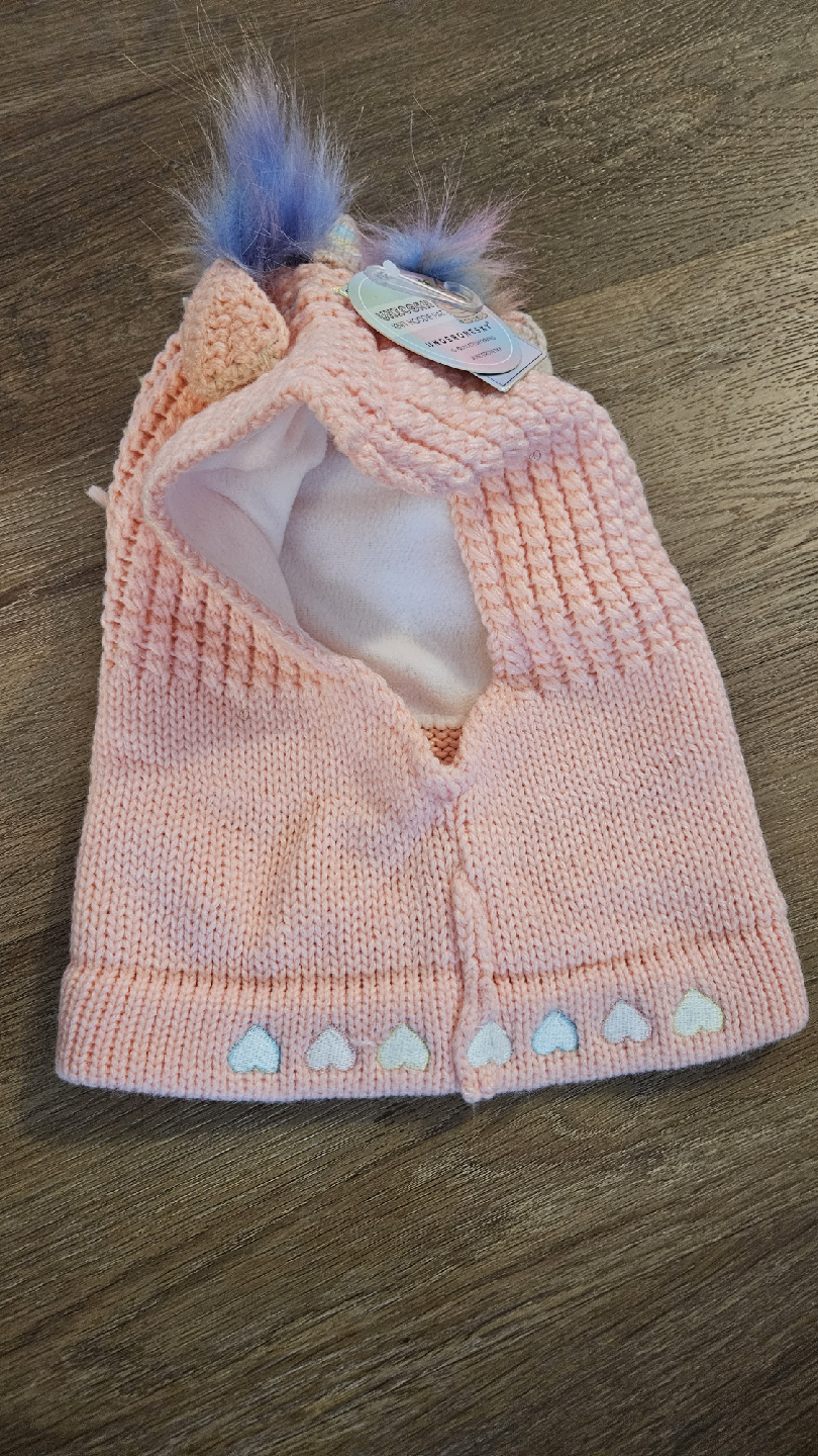 Unicorn Hooded Balaclava - Pink - photo 2