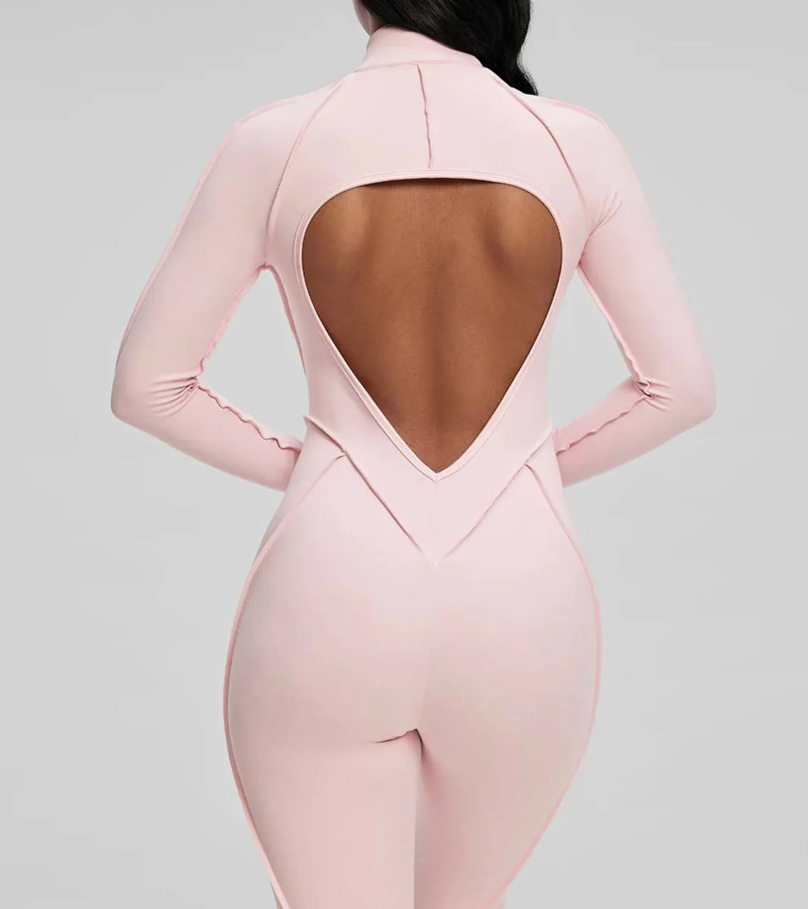 Better Me Pink Open-Back Design Jumpsuit image indicator(3)