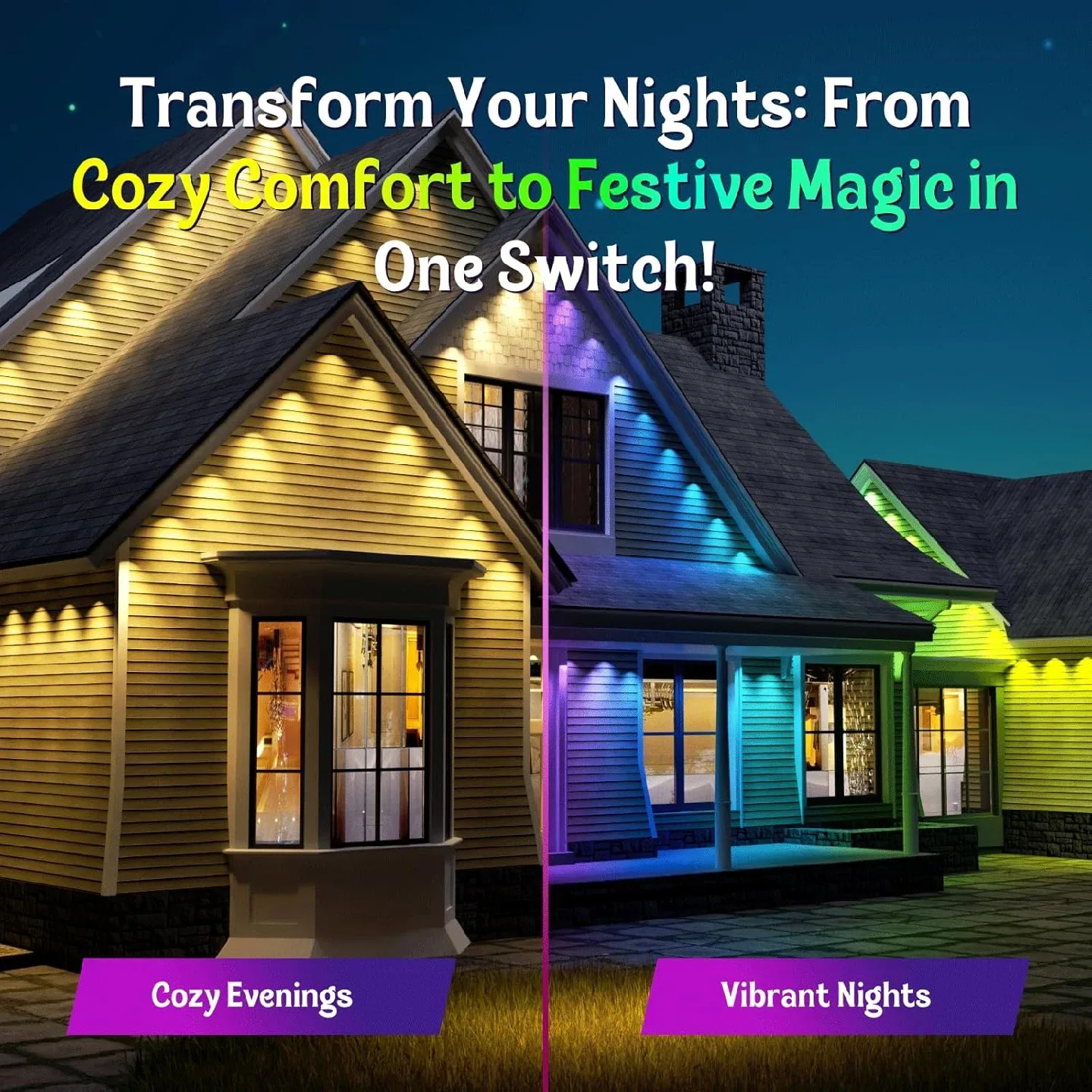 Permanent Outdoor Lights 100 Feet BNIB image indicator(6)