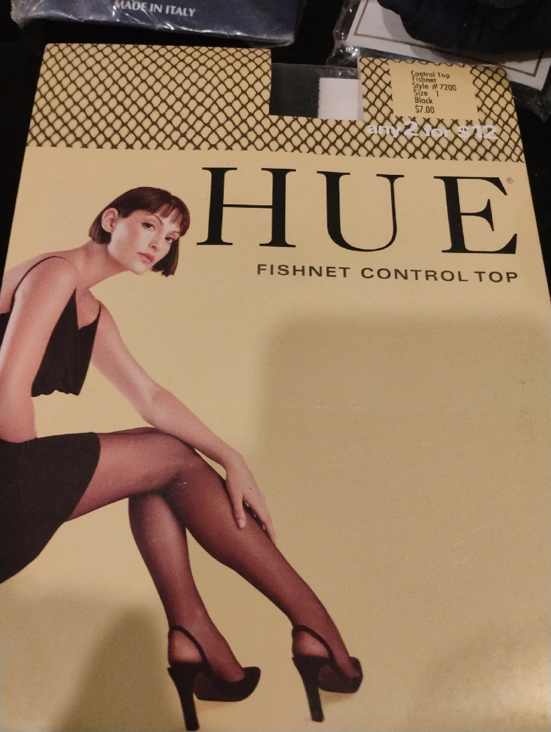 HUE Fishnet Control Top - Size 1 Black only thumbnail