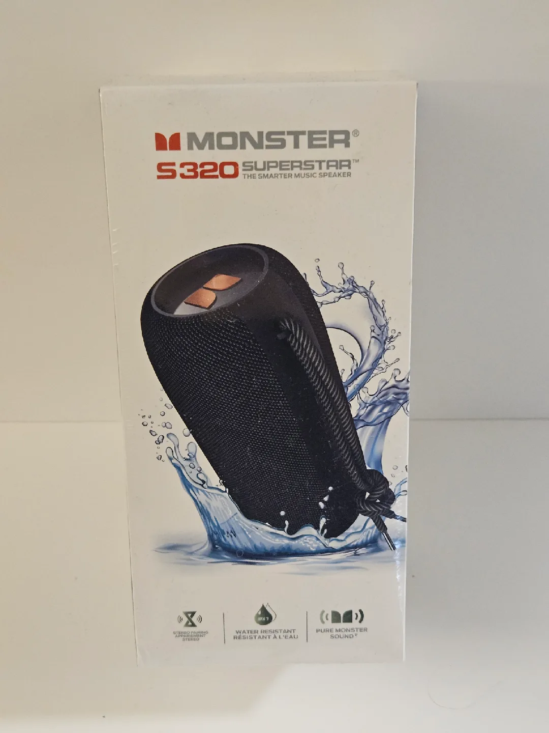 Monster S320 Superstar Bluetooth Speaker - New in Box! thumbnail