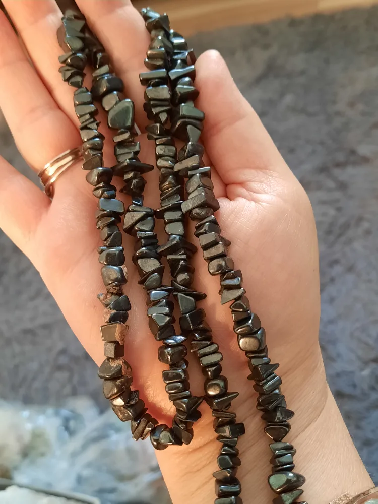 Two Beaded Necklaces with gemstones image indicator(5)