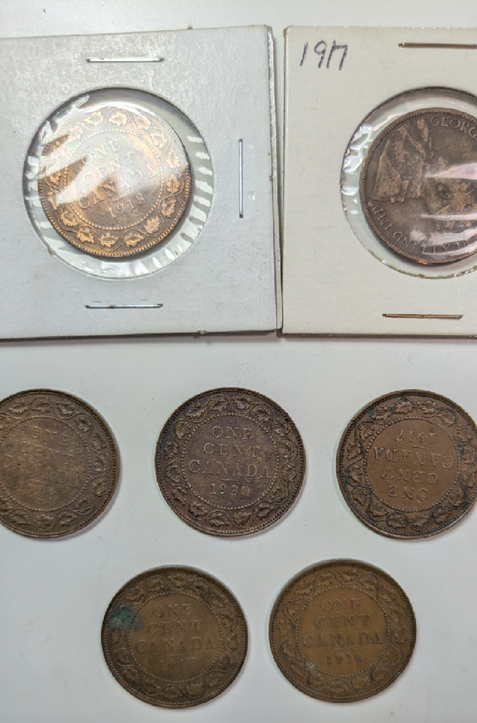 11  Canadian Large One Cent Coins - photo 3