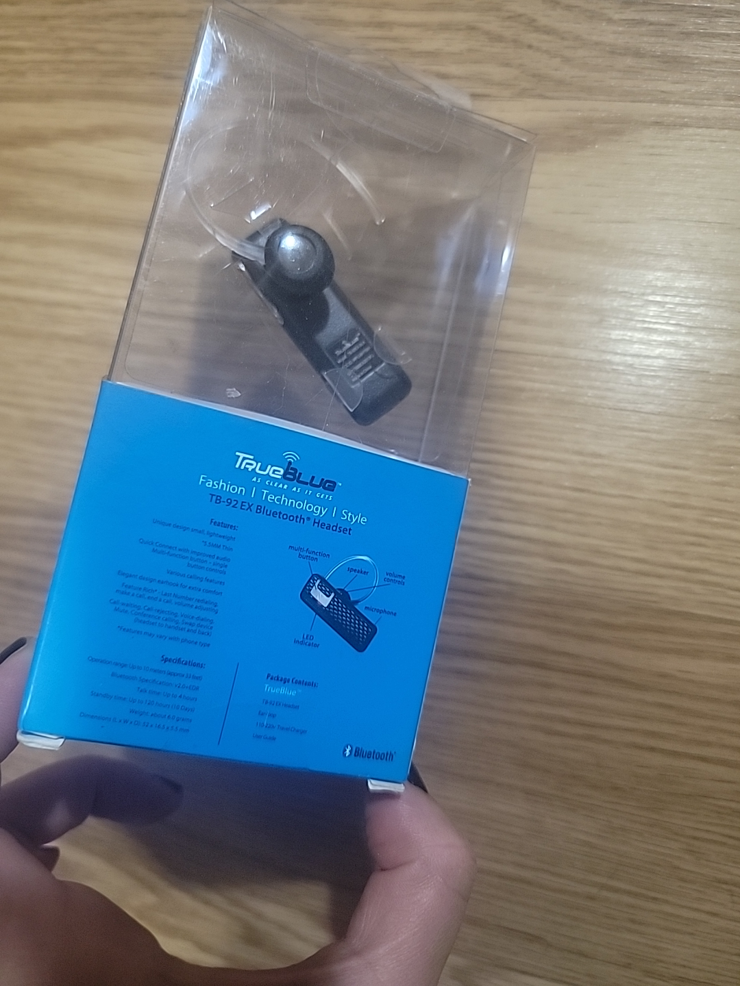 New TrueBlue TB-92EX Bluetooth Headset - photo 3